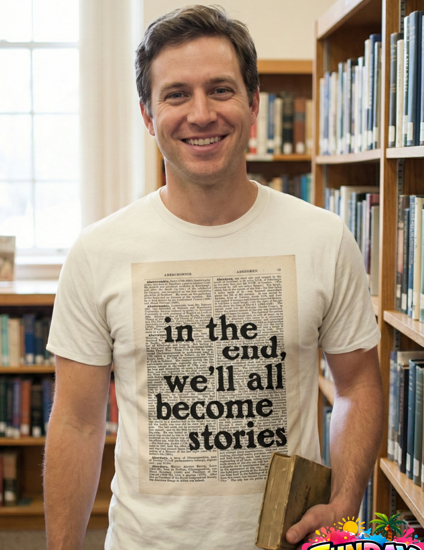 Book reading mid age man - tshirt design for buy online by funday.lk (4)