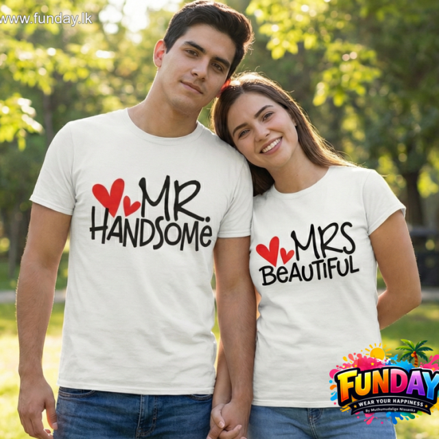 Valentine tshirt ideas by Funday.lk website